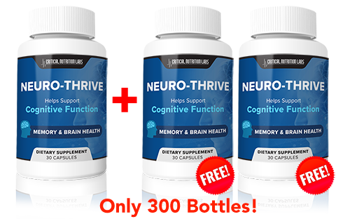 Three bottles of Neuro-Thrive